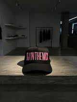 DJ In The Mix 3D Embroidered Snapback Hat – Black DJ Cap