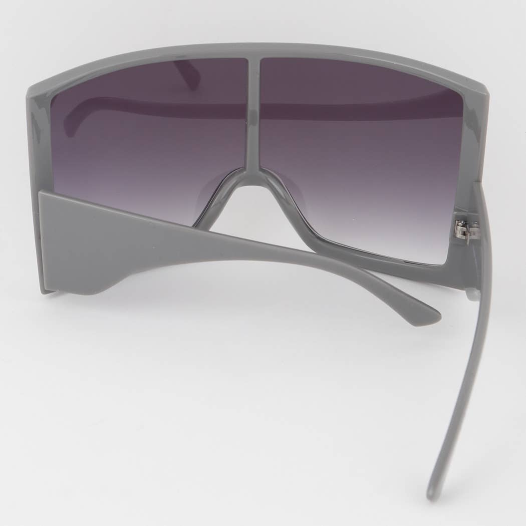 Oversized Outdoor Shield Sunglasses: Mix