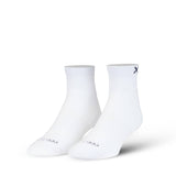 Cotton Basix Quarter White 3 Pack Knit Socks