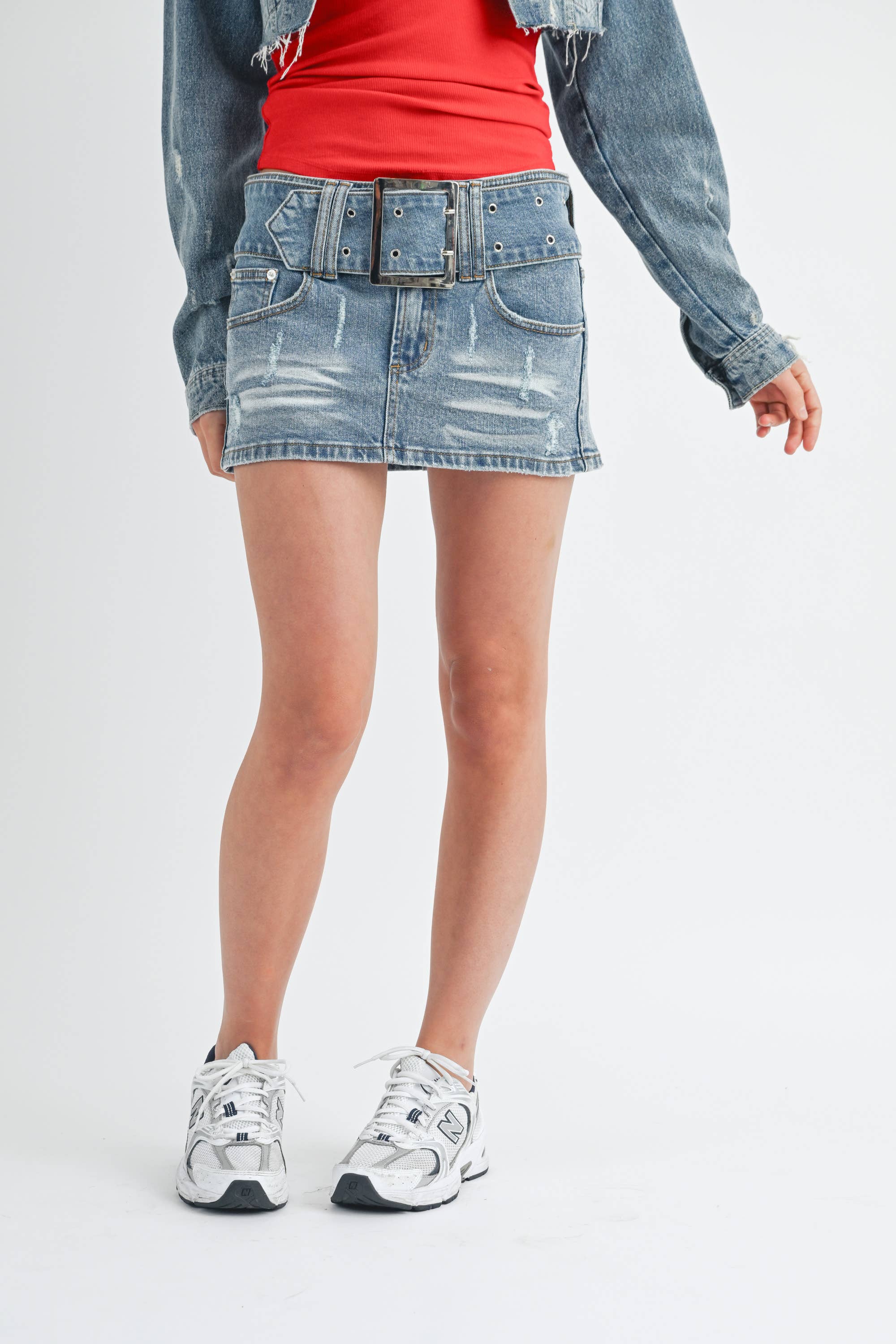 Denim Mini Skirt - Grooveman Music