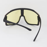 Curved Shield Sunglasses: Multicolor - Grooveman Music