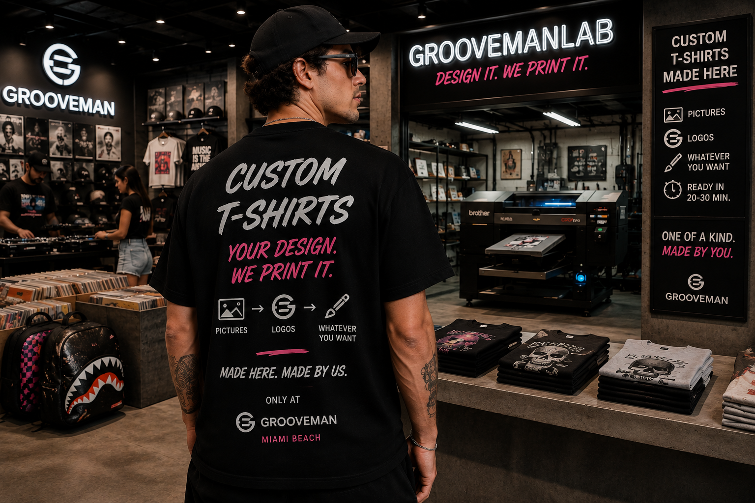 Custom T-Shirt Printing – Your Design, Photo or Logo