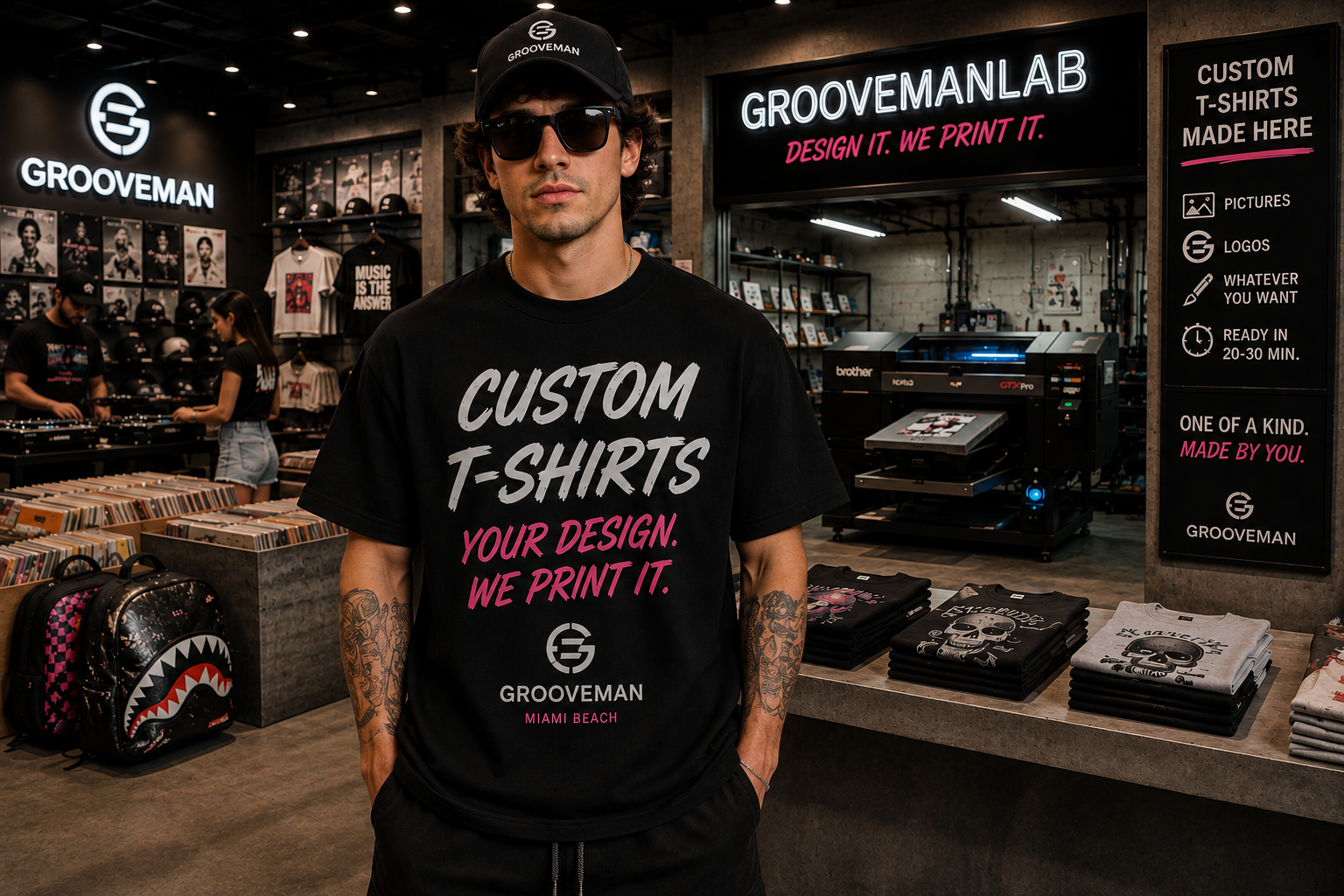 Custom T-Shirt Printing – Your Design, Photo or Logo