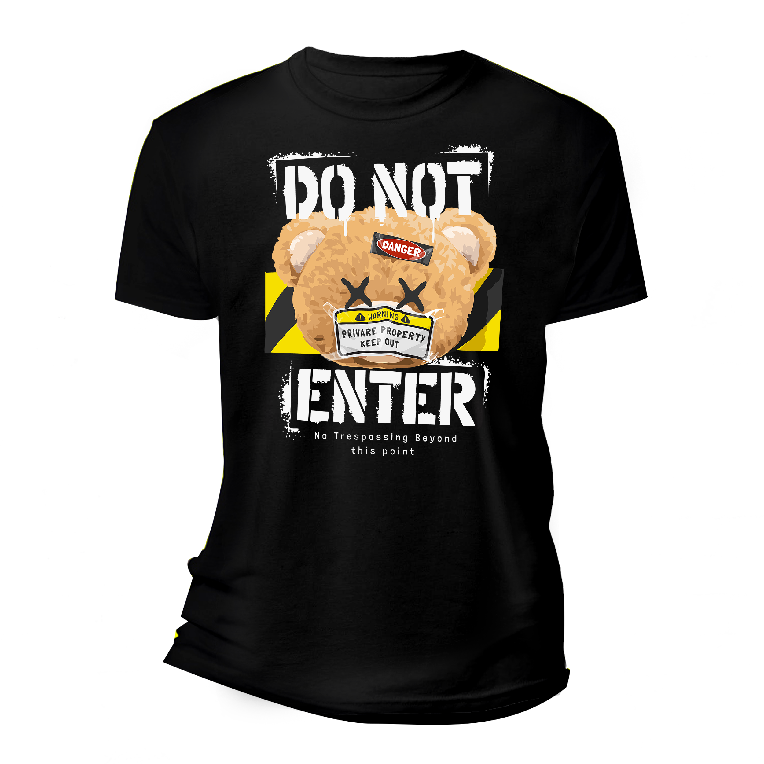 Teddy Do Not Enter T-Shirts | Grooveman Music - Grooveman Music