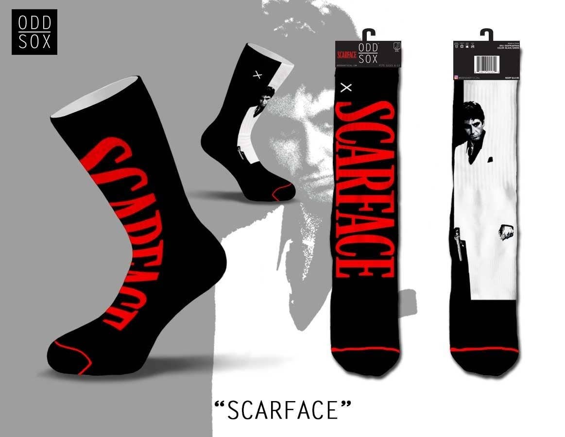 Scarface Mix Match Sublimated Socks - Grooveman Music