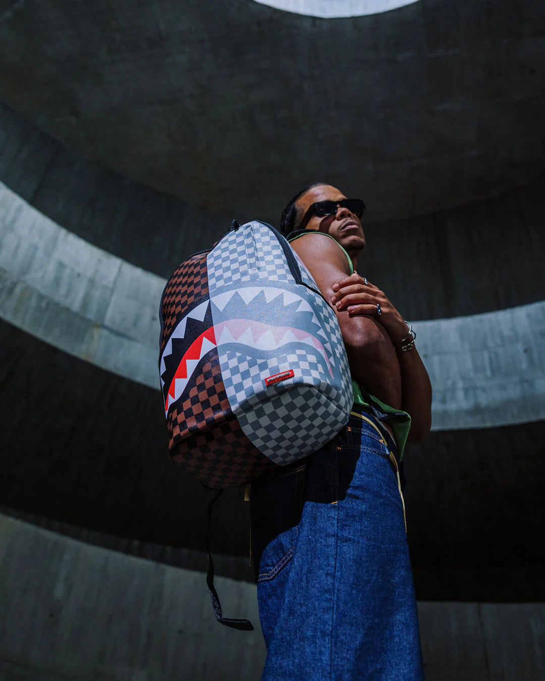 Sprayground Shark in Paris Cherry Blade Backpack