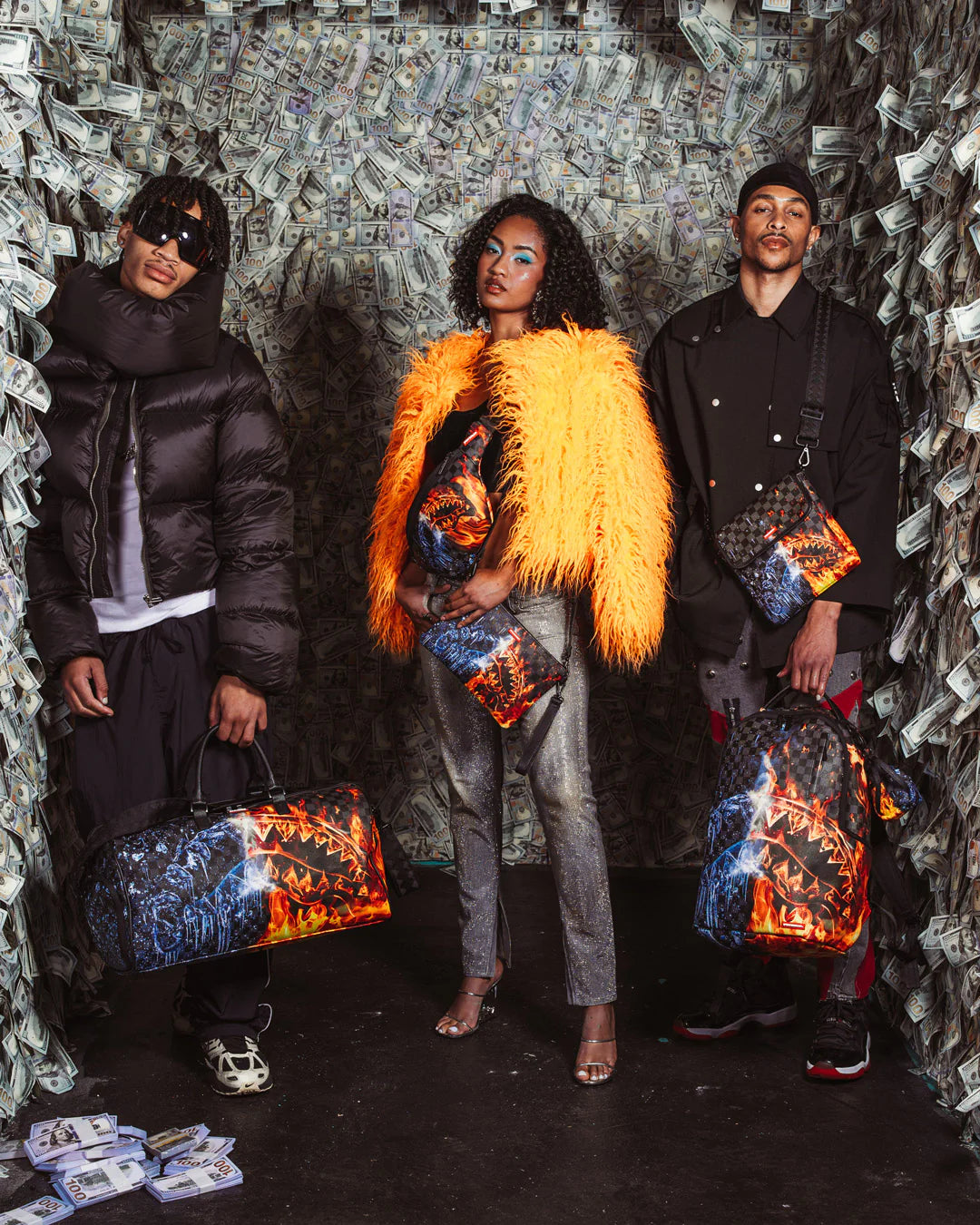 Sprayground  | Fire & Ice Shark Large Duffle