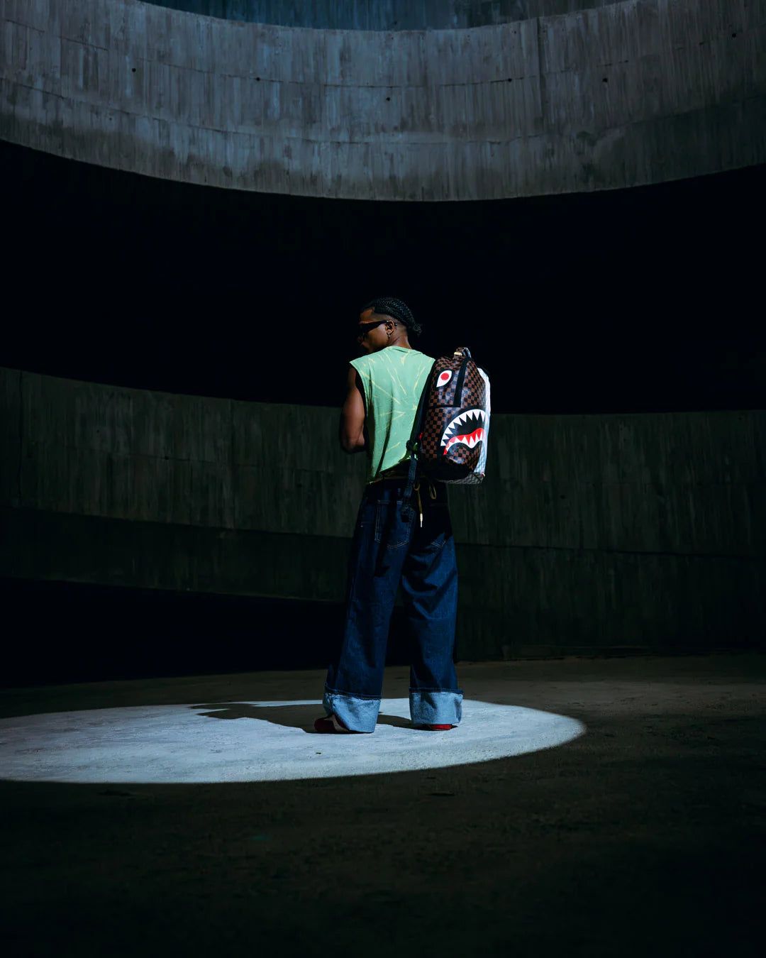 Sprayground Shark in Paris Cherry Blade Backpack