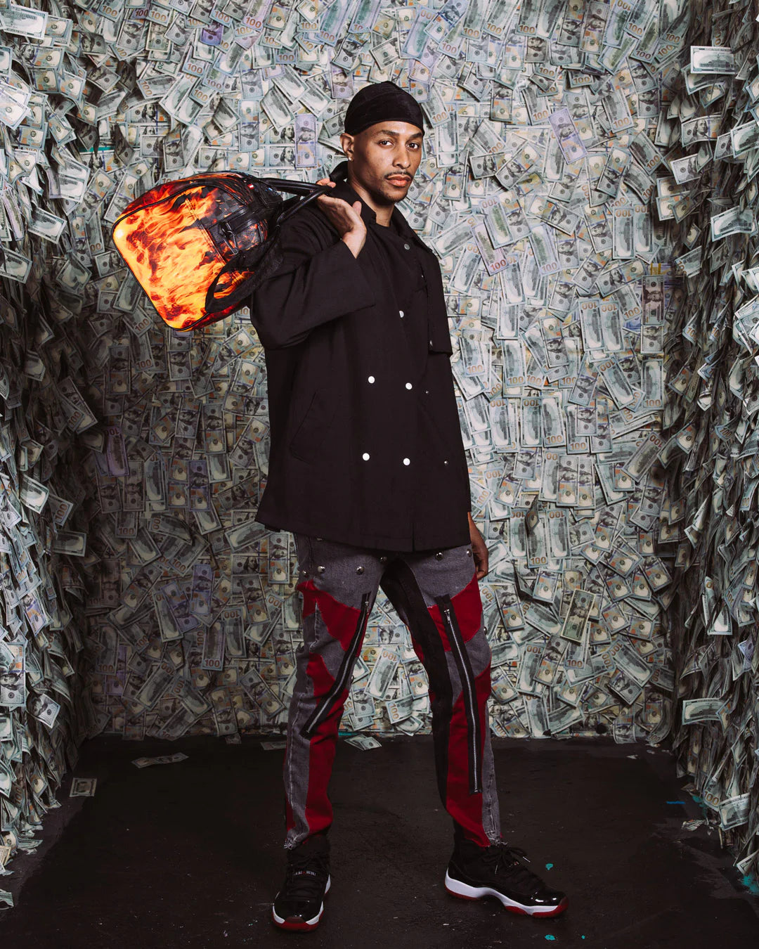 Sprayground  | Fire & Ice Shark Large Duffle