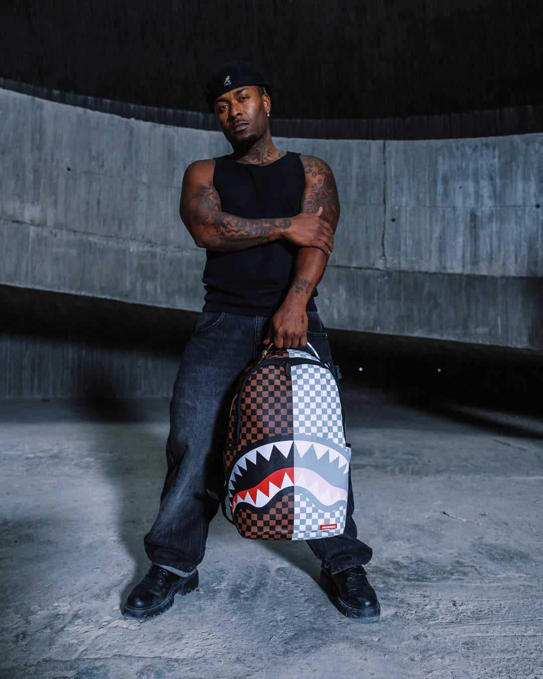 Sprayground Shark in Paris Cherry Blade Backpack