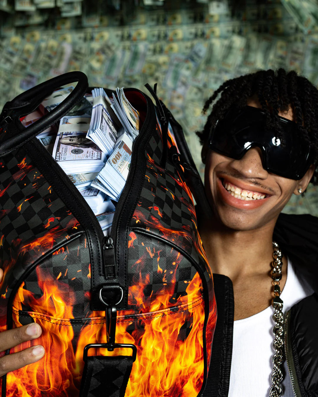 Sprayground  | Fire & Ice Shark Large Duffle