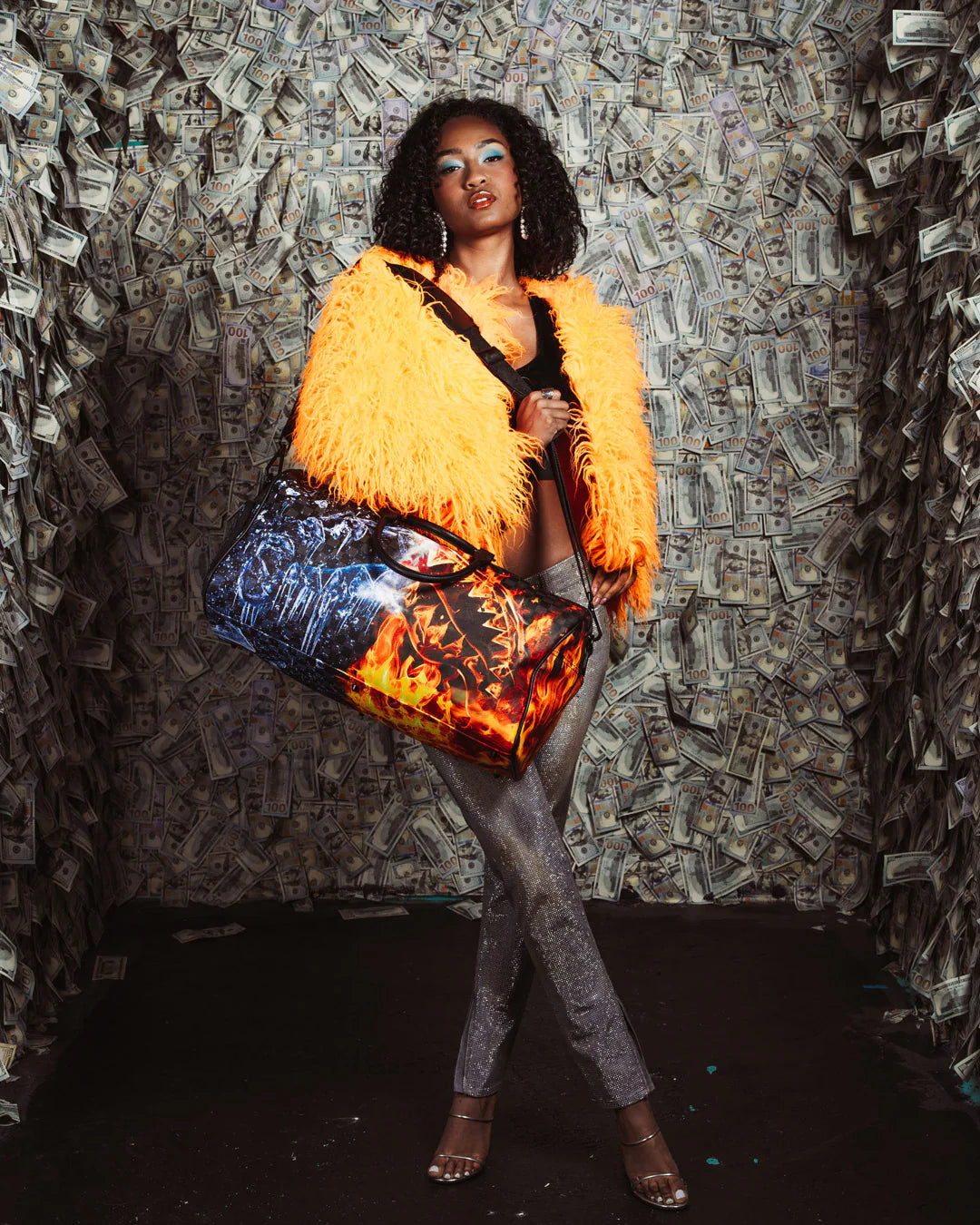 Sprayground  | Fire & Ice Shark Large Duffle