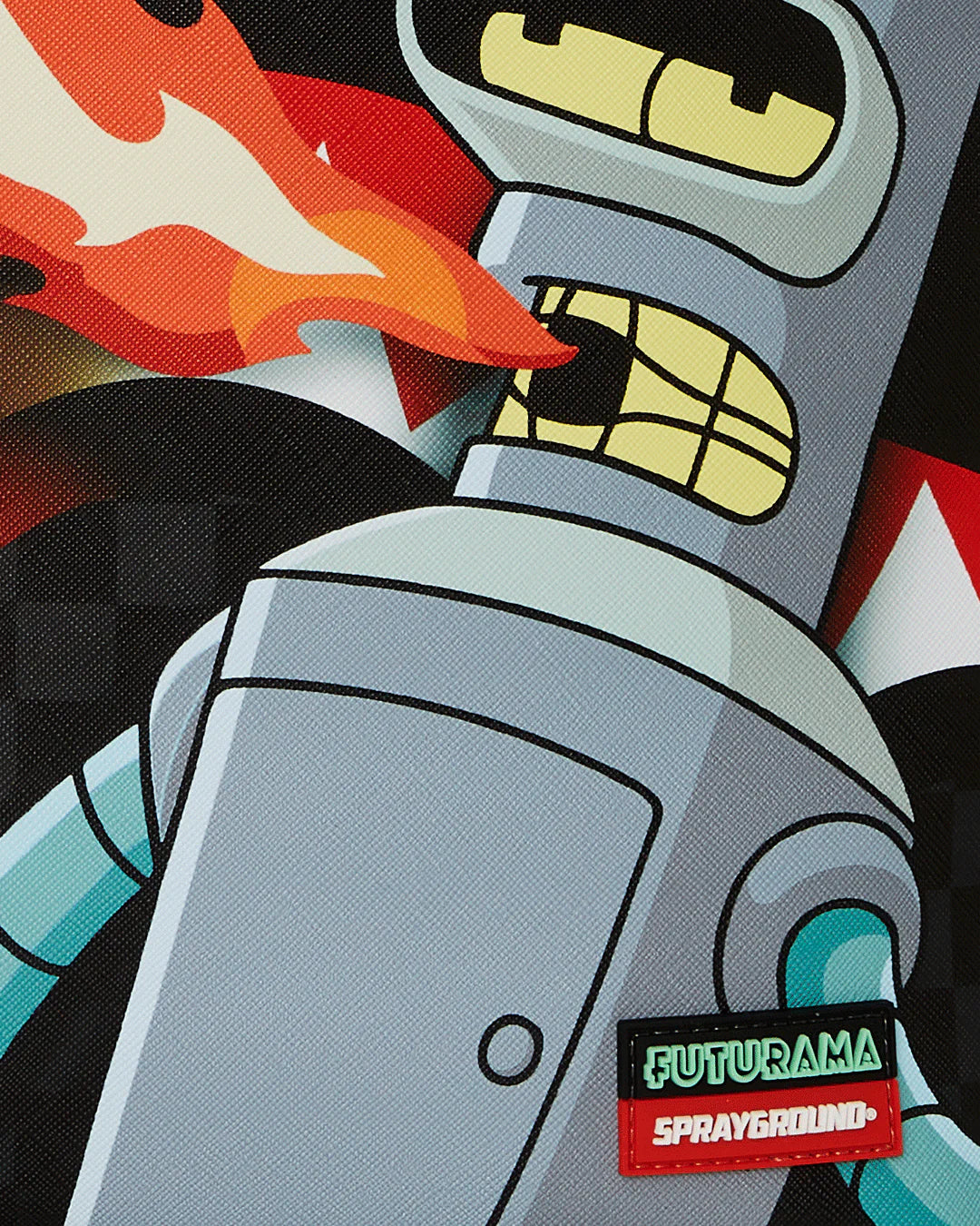Sprayground Futurama Bender Fire  Breather DLXSV Backpack