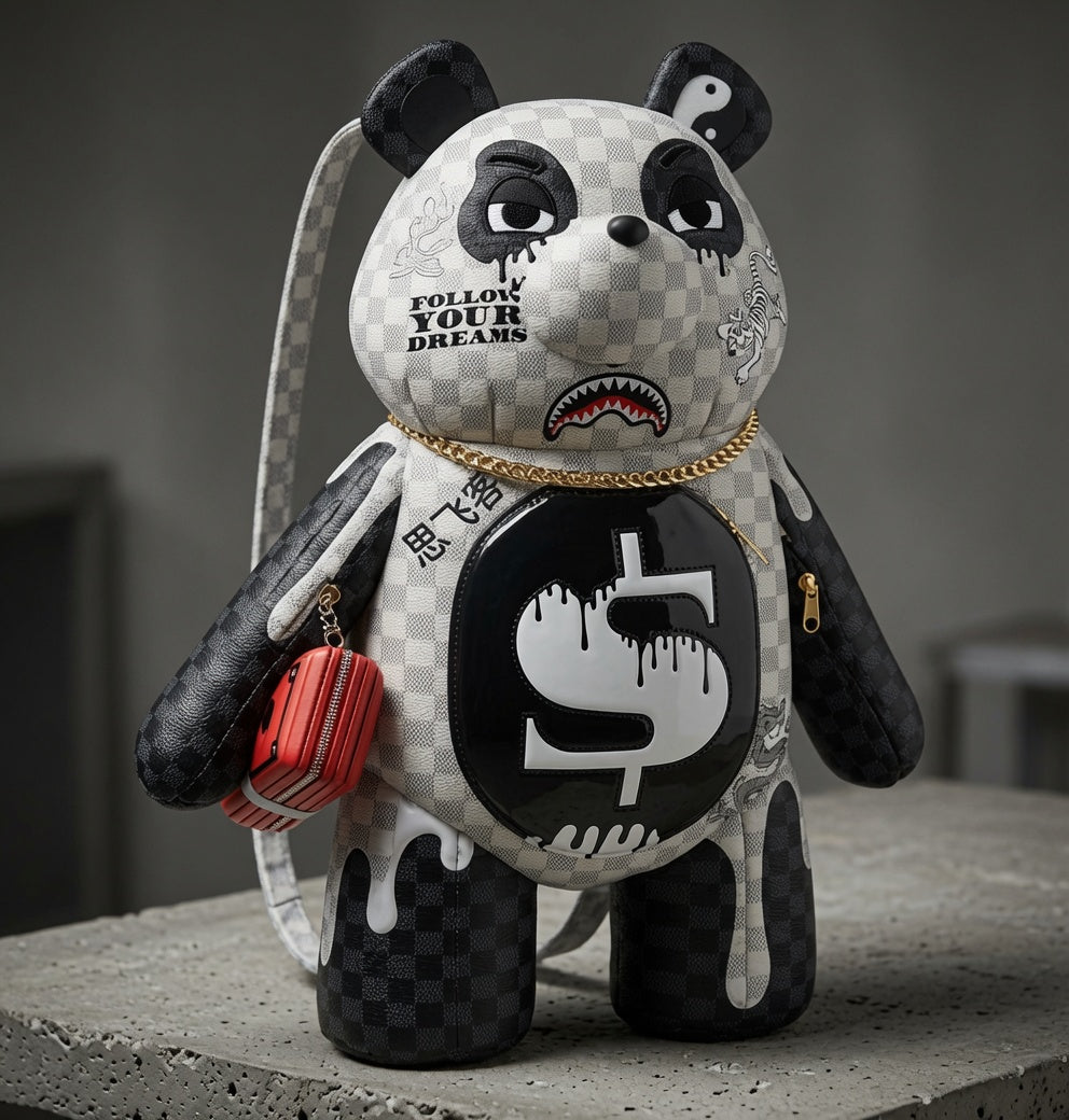 Sprayground Drippy Panda Moneybear DLXSV BACKPACK