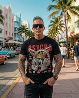 Psycho Bunny Rhinestone Graphic T-Shirt – Premium Black Tee | Limited Edition
