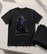 Grooveman Addicted to House Black Collection Graphic T-Shirt