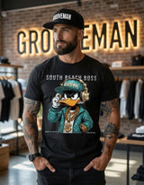 South Beach Boss Teal Edition Graphic T-Shirt – Limited Streetwear Tee