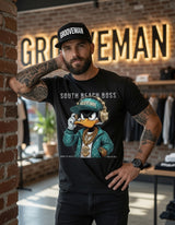 South Beach Boss Teal Edition Graphic T-Shirt – Limited Streetwear Tee