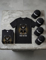 Grooveman “Trust No One” Black Collection T-Shirt – Luxury Streetwear Graphic Tee (Runs Big)