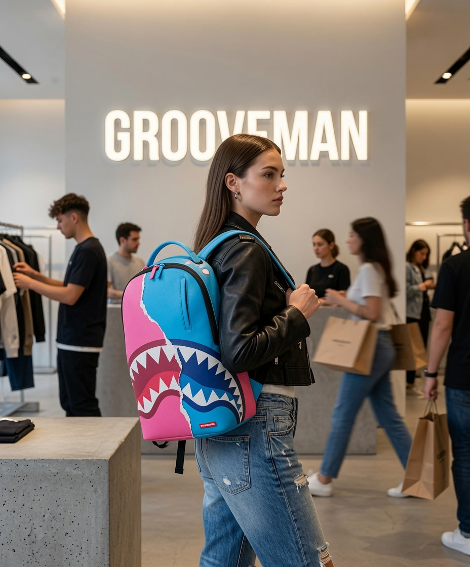 Sprayground Cotton Candy Shark Backpack