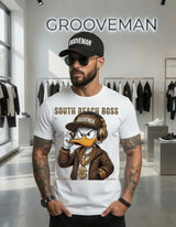 South Beach Boss Graphic T-Shirt | Premium Streetwear Tee | Grooveman Miami