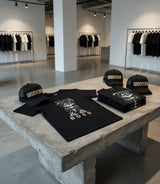 Grooveman “No Talk Just Bags” Black Collection T-Shirt – Luxury Streetwear Graphic Tee (Runs Big)