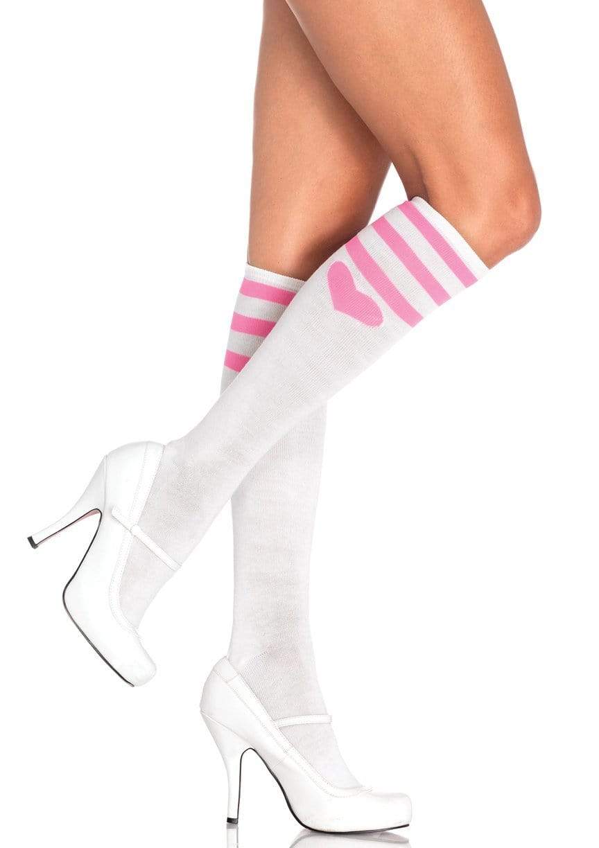 Sweetheart Athletic Knee Socks - Grooveman Music