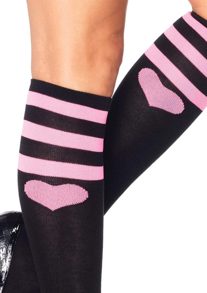 Sweetheart Athletic Knee Socks - Grooveman Music