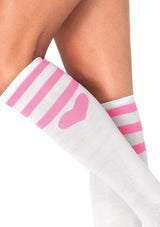 Sweetheart Athletic Knee Socks - Grooveman Music