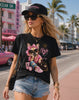 Classy Frenchie Graphic Tee | Women's Fashion Dog T-Shirt