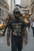 Music Is The Currency Bulldog Graphic T-Shirt – Black Streetwear Tee
