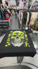 Skull Bling Rhinestone T-Shirt – Neon Yellow Edition (Men’s Sizing Runs Large)