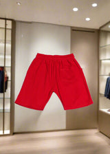 Red Heavy Blend Fleece SweatShort