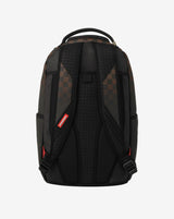 Sprayground Brown Check Ghost Drip Backpack