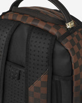 Sprayground Brown Check Ghost Drip Backpack