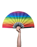 Fan Club Rainbow Flag Fan - Grooveman Music