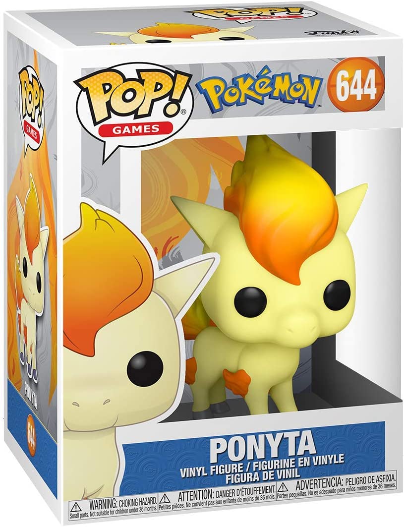 Funko Pop! Games: Pokemon - Ponyta Multicolor, 3.75 inches