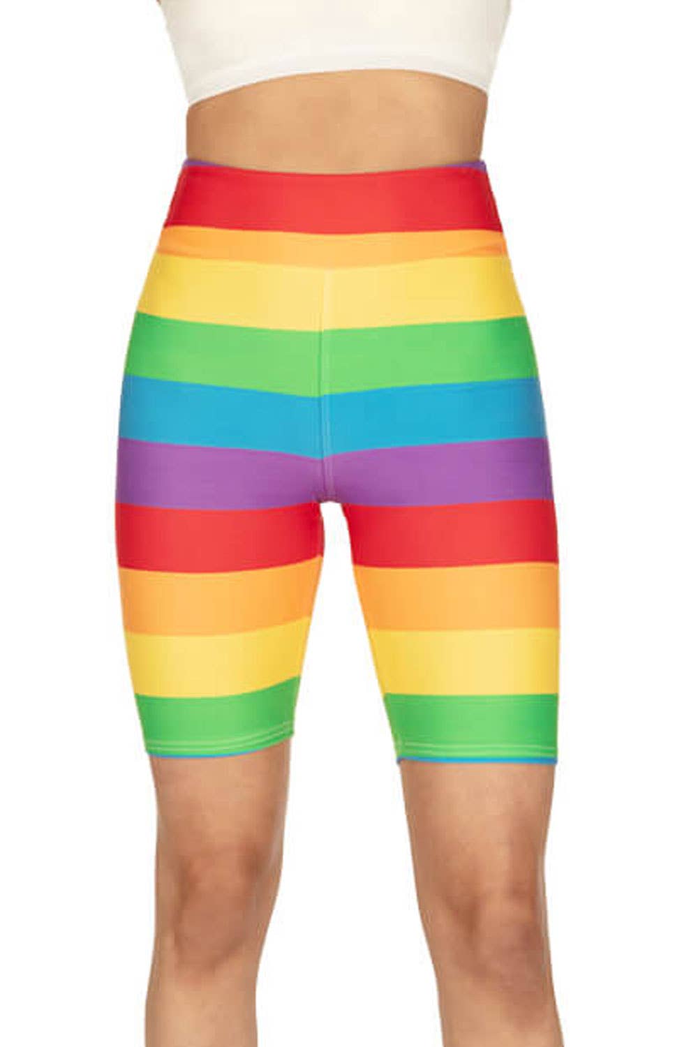 Women's Rainbow Bike Shorts