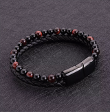 Bracelet Beads Leather