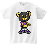 DTG T Shirt | Teddy gangster Pink and Purple Full color Edition