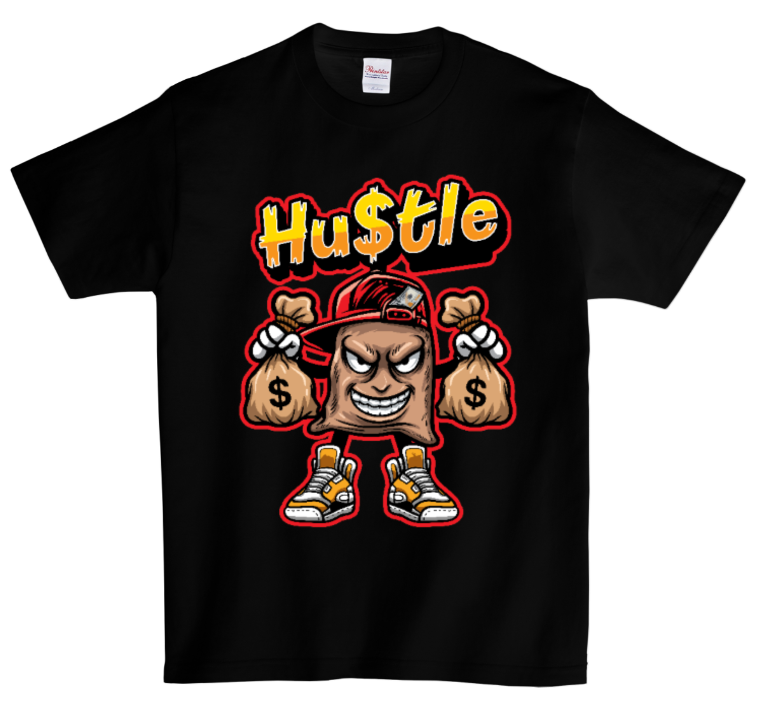 DTG T Shirt | Hustle Full color Edition