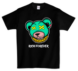 Teddy Green Rich Forever DTG T Shirt | Full color Edition
