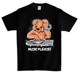Teddy DJ Music Please DTG T Shirt | Full color Edition