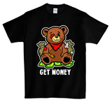 DTG T Shirt | Teddy Bear Brown Money Full color Edition