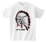 DTG T Shirt | Skull Indian Full color Edition - Grooveman Music