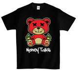 DTG T Shirt | Teddy Money Talks Red Full color Edition - Grooveman Music