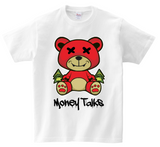 DTG T Shirt | Teddy Money Talks Red Full color Edition - Grooveman Music