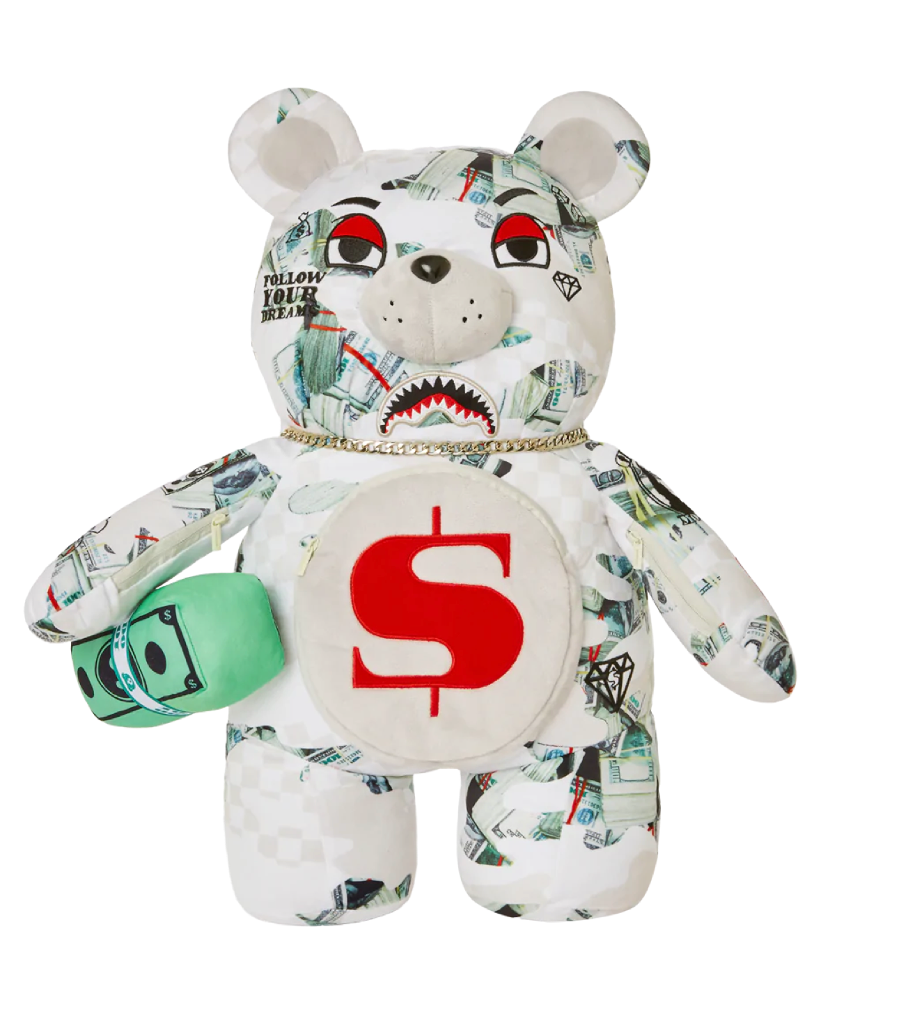 Sprayground Panda Teddy Bear Backpack for Men