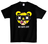 DTG T Shirt | No Days Off Yellow Full color Edition