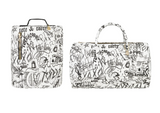 White Graffitti Travel Regular Duffle Bag